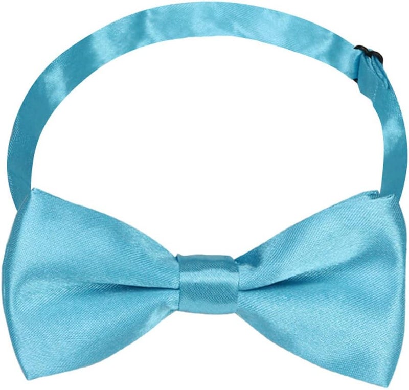 weVSwe Boy's Bow Ties Adjustable Pre Tied Bowtie for Wedding Party 10 x 5 CM - Image 2